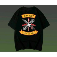 KATUN EAST BLACK T-SHIRT AM KEI AIN NI AIN | T-SHIRT MADE FROM COTTON MATERIAL, COMFORTABLE TO WEAR,