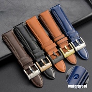 Premium Genuine Leather Watch Strap for Fossil FS5061 FS5237 ME3052 3054 Replacement Bracelet Qiuick