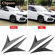 C5GOON 2Pcs Car Side Fender Air Flow Vent Intake Decoration Exterior Modification Trucks Accessories