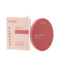 WARDAH Colorfit Cream Blush 02 Merry Mauve 3g