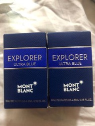Mont Blanc 萬寶龍 Explorer Ultra Blue 探尋藍海 男性淡香精 4.5ml