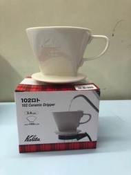 現貨 全新 日本直送 kalita 102 濾杯 ceramic dripper 陶瓷 白色