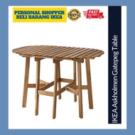 IKEA Askholmen Gateleg Outdoor Table 4 Four Seater Balcony Garden Collapsible Foldable