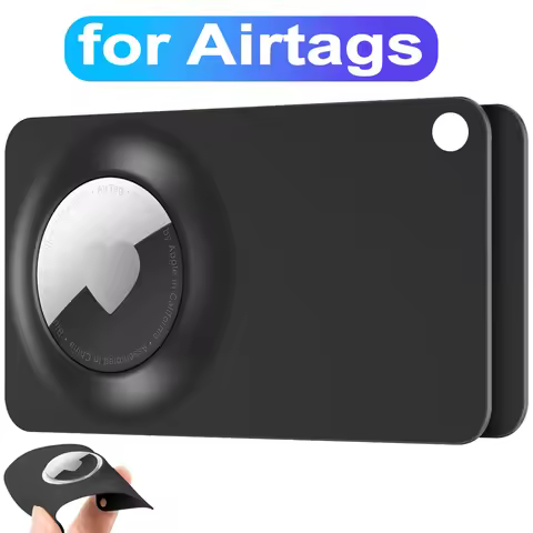 Lightweight Protectors Pouch Bag for Airtag Wallet Holder Ultra Thin Card Case Flexible Soft TPU Car