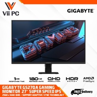 GIGABYTE GS27QA 27 INCH 2560X1440(QHD) IPS AMD FREESYNC 1MS 180HZ HDR GAMING MONITOR