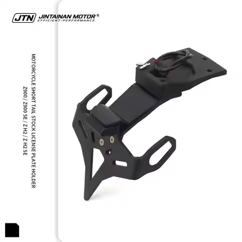JTN Z900 SE Z H2 License Plate Holder Motorcycle LED Lights Rear Short Tail Stock License 2017-2026 