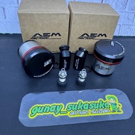 AEM TITANIUM Brake Fluid Tank Brembo RCS Corsa Corta Brake Master Cylinder