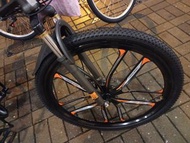 26吋21速十刀 雙避震 摺疊成人單車 1248元  allmove