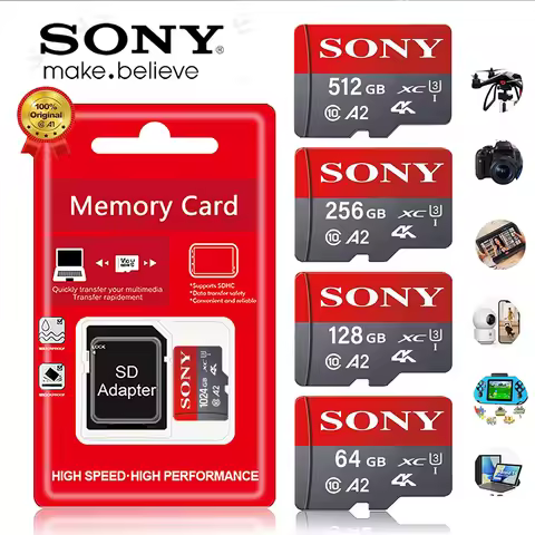 Original SONO Micro Sd Memory Card 1TB 512GB 256GB SD Card Micro SDXC Class10 High-Capacity 64GB 128