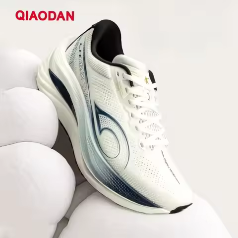QIAODAN LH 600 Max Men's Running Shoes Breathable Sport Shoes 2026 Thick-soled Lightweight Jogging S