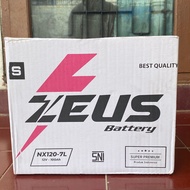 Aki Mobil Kering Zeus Battery NX120-7L (95D31L) 100Ah MF