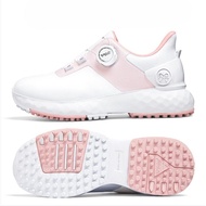 PGM XZ364 Sakura Golf รองเท้าสตรีรองเท้ากีฬากันน้ํากันลื่นน้ําหนักเบาลูกบิดสะดวกสบายและสะดวกสบายเบาะ