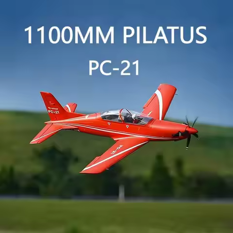 Fms Aircraft Model 1100mm Pc-21 Pilatus European Flight Trainer Looks Like A Real Fixed-Wing Remote 