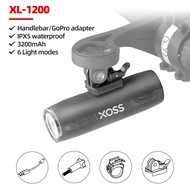 XOSS XL400/XL800 Bike Headlight 400/800 Lumen USB Rechargeable Road MTB Front Lamp Bicycle Light Alu