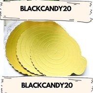 6inch/8inch cake base, golden hard , cake paper cushion, gold cardboard paper holder, mousse cushion