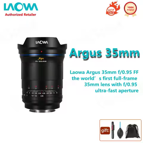 .Laowa Argus 35mm f/0.95 FF Lens 14 Lens Elements in 9 Groups for Sony E for Canon RF for Nikon Z fu