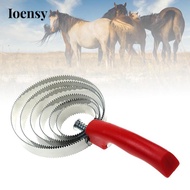 [Ioensy] Reversible Curry Comb Shedding Blade Professional Horse Shedder Sweat Scrapers