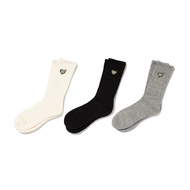 HUMAN MADE 24AW PILE SOCKS Green Heart Embroidered Stockings