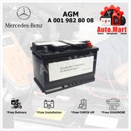 Bateri Kereta / Car Battery - Mercedes Benz Original - A 001 982 80 08 - AGM - 70AH