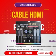 AOC Cable HDMI Fiber Optic 30 Meters Support 4K High Quality