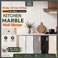 30cm x 60cm Mozek Dinding Dapur Kitchen Wall Sticker Paper Dinding Bathroom Wallpaper Waterproof Til