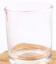 ถ้วย แก้ว ไม่มีลาย ขนาดเล็ก 1.5oz 45มล. แก้วเป๊ก ใส่เทียน DIY ขนาด 5*5.5ซม.