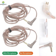 LFINDS KZ Earphones Cord For KZ ZEX 3.5mm 2Pin Cable Twisted Cable High-Purity Oxygen-Free Copper In