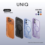 UNIQ Combat MagClick Case For iPhone 17 (6.3)/ iPhone Air (6.5) /17 Pro (6.3)/17 Pro Max (6.9) Orang