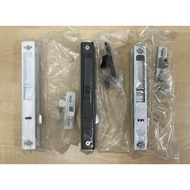 Aluminium Sliding Door Lockset without Key A5 25mm Kunci Pintu Sliding Silver / White /Black Colour DIY Home Improvement