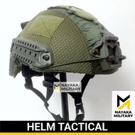 Helm Tactical Mich 2001 Militer Tentara TNI Airsoftgun Paintball Army Military