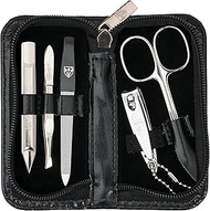3 Swords Germany - brand quality 5 piece manicure pedicure grooming kit set for professional finger 