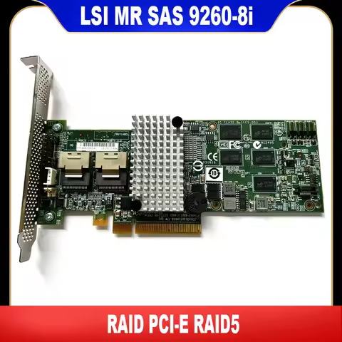 LSI MR SAS 9260-8i RAID Controller Card SAS Sata PCI-E 512m RAID5 6G/S 8-PORT RAID Expander Card Hig