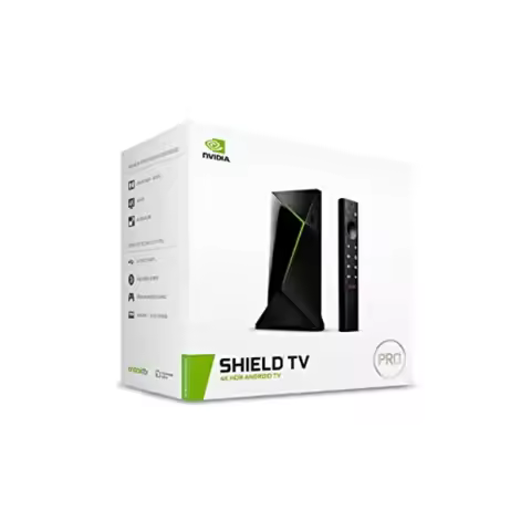 Shield Android TV Pro 4K HDR Streaming Media Player High Performance, Dolby Vision, 3GB RAM, 2X USB,