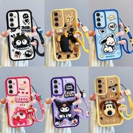Casing Samsung A05S A04S A03S A02S patung pelekat comel phone casing