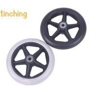 [TinChingS] 6 Inch Wheels Smooth Flexible Heavy Duty Wheelchair Front Castor Solid Tire Wheel Wheelchair Replacement Parts [NEW]