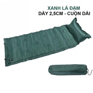 Đệm hơi nệm hơi tự bơm cuốn gọn kèm gối 1 người dày 25cm - 5cm- T-Tiger SHOP