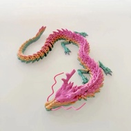 3d Printing Joint Dragon Dragon Model Toy Pendulum Luminous Cartoon Full Body Movable Dragon Ornamen