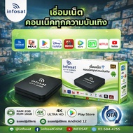 INFOSAT Android10 OTT-S168 / G-168 / PSI Android กล่องแอนดรอยด์ ราคาถูก ประกันศูนย์ 1 ปี
