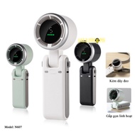 MULTI-FUNCTIONAL HANDHELD, FOLDABLE DESKTOP FAN TYPE-C N607 - COMPACT, CONVENIENT DESIGN