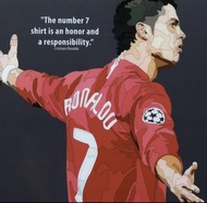 Cristiano Ronaldo C朗 - CR7|Manchester United 曼聯 - Red Devils 紅魔 - Keetatat Sitthiket Famous Popart -