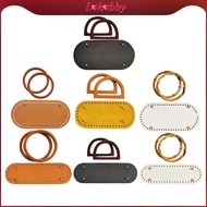 [Lohobby] DIY Knitting Crochet PU Leather Bag Bottom Shaper Pad Handbag Purse Base Shaper