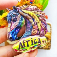 Fridge Magnet Africa Travel Souvenir Kenya Madagascar Cape Verde Algeria Mauritius Seychelles Gift