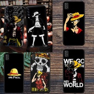 soft black Samsung Galaxy A32 4G A32 5G A41 A42 5G A51 A52 4G A52 5G A71 A72 4G One Piece Luffy K phone case
