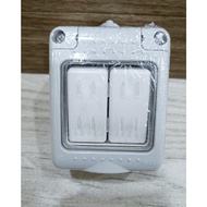 VISALUX WP-VS6210 2 GANG WATERPROOF SWITCH