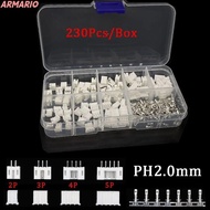 ARMARIO 2.0mm Pitch Terminal Kit / Housing / Pin, Adapter PH2.0 2p 3p 4p 5 pin Header JST Connector,