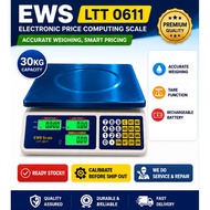 40kg Electronic Digital Price Computing Rechargeable Supermarket Counting Scale Penimbang Harga Timb