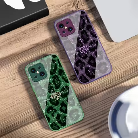 Leopard Spotted Love Green For Oppo Find X5 X8 Pro X3 Lite A72 58 73 54S F11 79 Reno 6 4Z 5G Nord N2