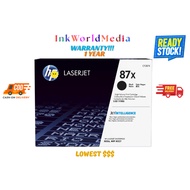 HP 87X Black LaserJet Toner Cartridge (CF287X)
