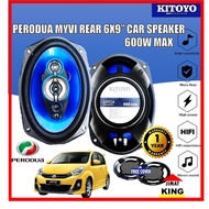 PERODUA MYVI Rear Speaker 6x9 Speaker Kereta Car Speaker Coaxial Speaker 600W MAX 5 Way Car Audio Sp