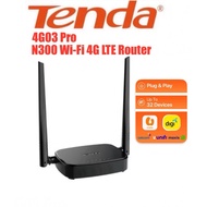 Tenda 4G03 PRO N300 4G LTE Router Sim Card Modem WiFi Router support all telco hotspot unlimited dat